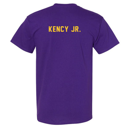 LSU - NCAA Football : David Kency Jr. - Classic Shersey T-Shirt-1