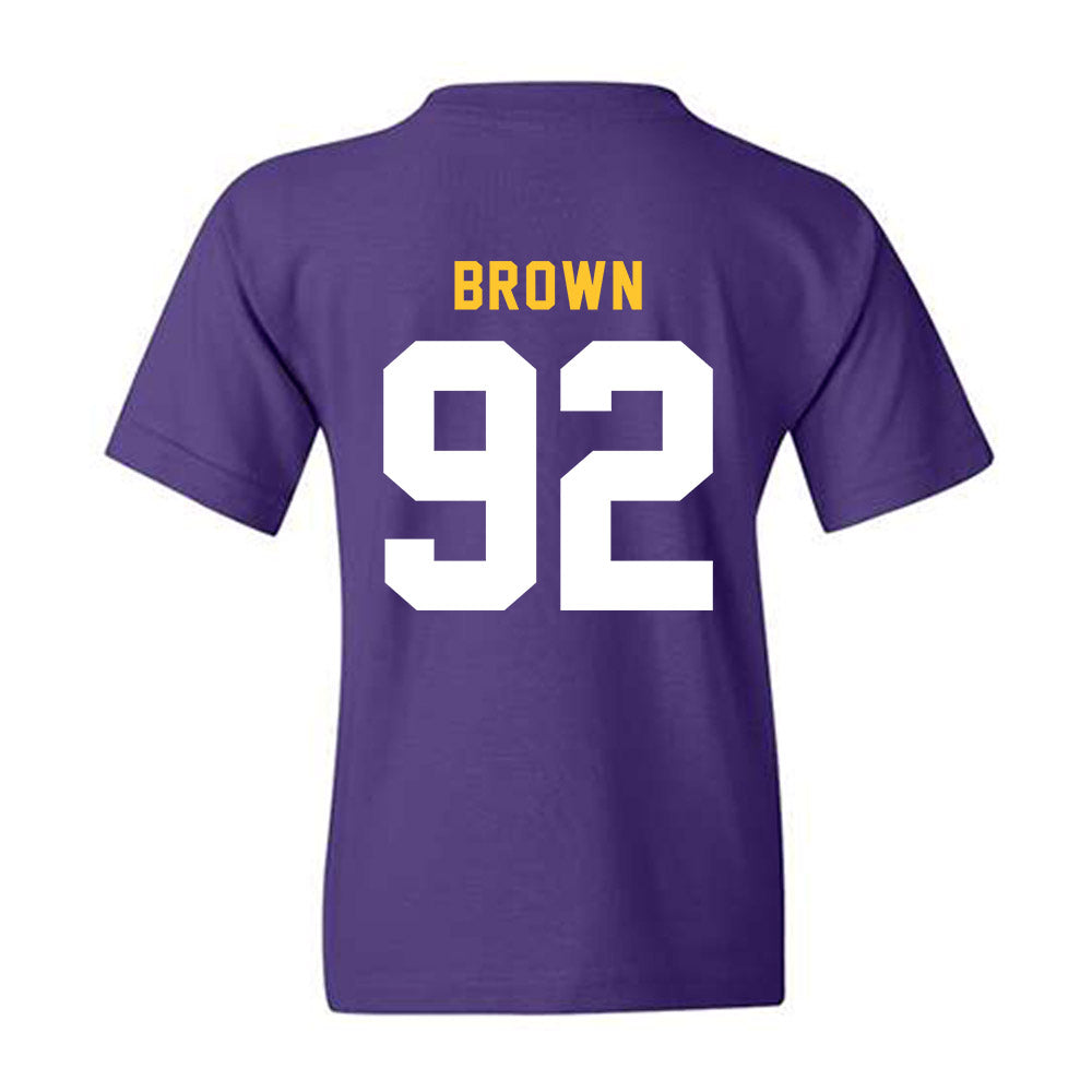 LSU - NCAA Football : Brandon Brown - Classic Shersey Youth T-Shirt-1