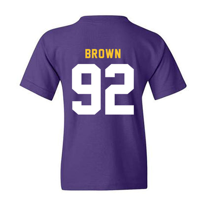 LSU - NCAA Football : Brandon Brown - Classic Shersey Youth T-Shirt-1