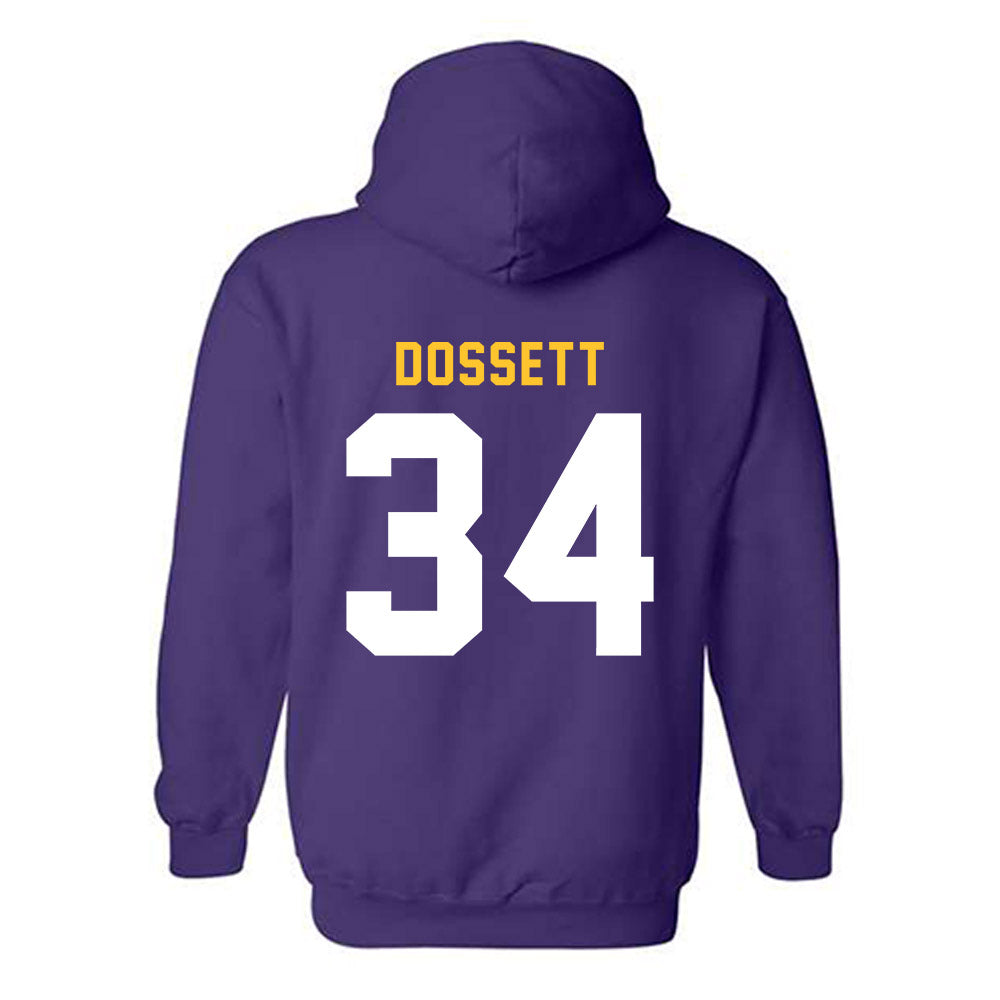 LSU - NCAA Football : Mason Dossett - Classic Shersey Hooded Sweatshirt-1