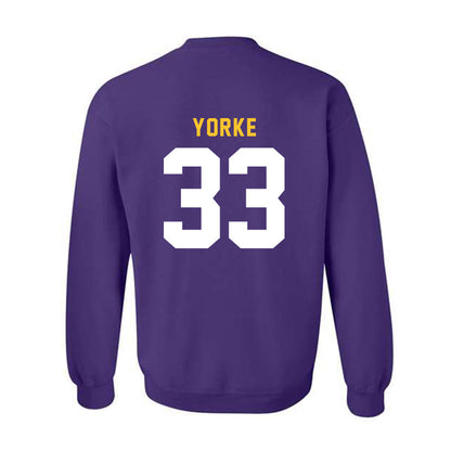 LSU - NCAA Baseball : Zach Yorke - Classic Shersey Crewneck Sweatshirt-1