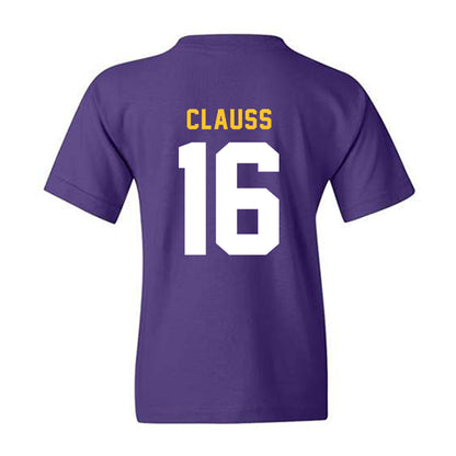 LSU - NCAA Baseball : Ethan Clauss - Classic Shersey Youth T-Shirt-1