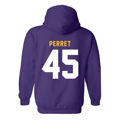 LSU - NCAA Football : Sean Perret - Classic Shersey Hooded Sweatshirt-1