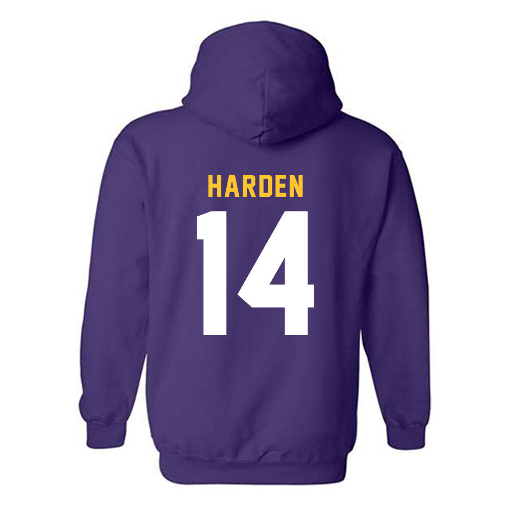 LSU - NCAA Baseball : Daniel Harden - Classic Shersey Hooded Sweatshirt-1