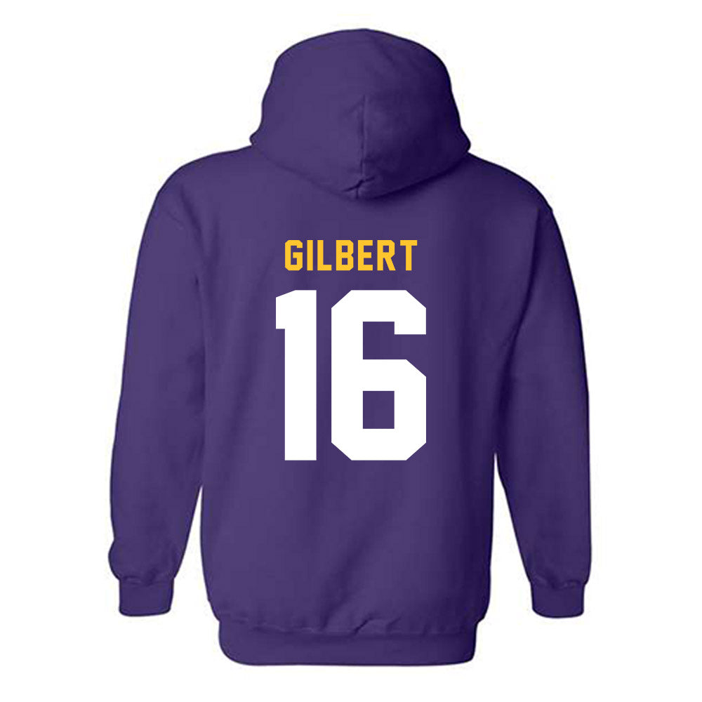 LSU - NCAA Women's Basketball : Kailyn Gilbert - Classic Shersey Hooded Sweatshirt-1