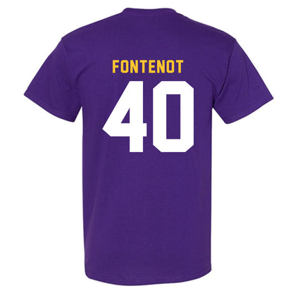 LSU - NCAA Baseball : Grant Fontenot - Classic Shersey T-Shirt-1