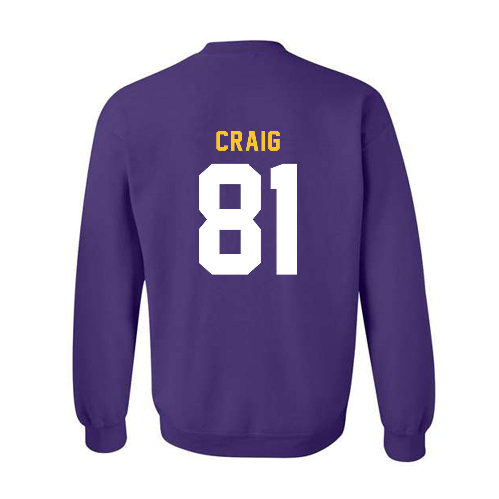 LSU - NCAA Football : Landon Craig - Classic Shersey Crewneck Sweatshirt-1