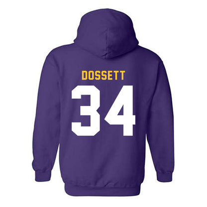 LSU - NCAA Football : Mason Dossett - Classic Shersey Hooded Sweatshirt-1