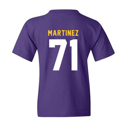 LSU - NCAA Football : Brysten Martinez - Classic Shersey Youth T-Shirt-1