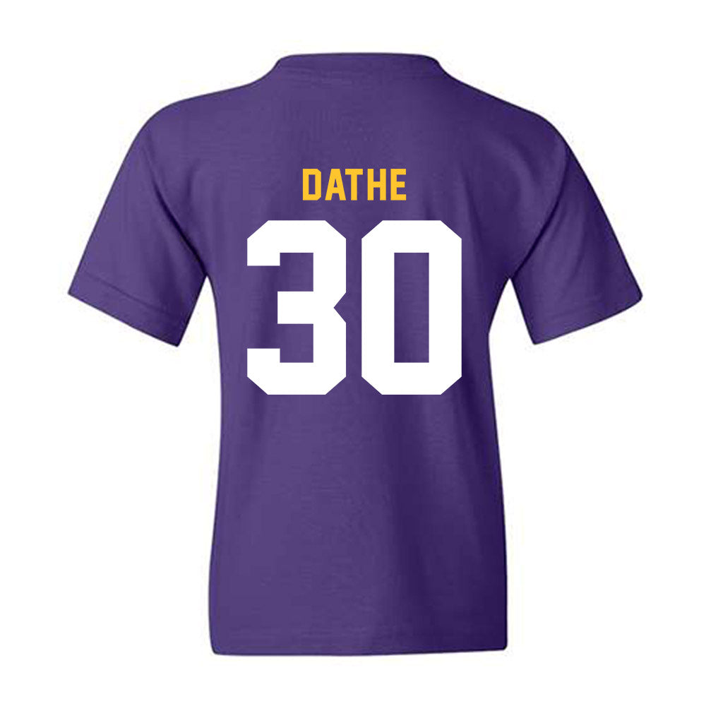 LSU - NCAA Baseball : Dax Dathe - Classic Shersey Youth T-Shirt-1