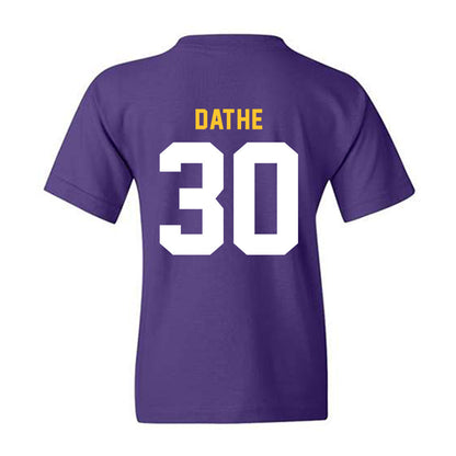 LSU - NCAA Baseball : Dax Dathe - Classic Shersey Youth T-Shirt-1