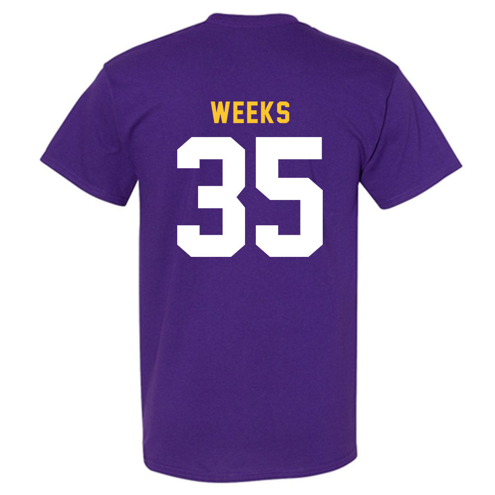 LSU - NCAA Football : Zach Weeks - Classic Shersey T-Shirt-1