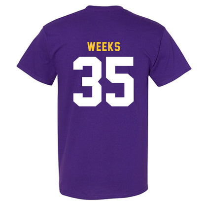 LSU - NCAA Football : Zach Weeks - Classic Shersey T-Shirt-1