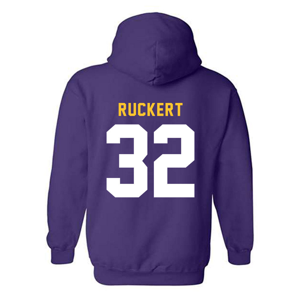 LSU - NCAA Baseball : Jack Ruckert - Classic Shersey Hooded Sweatshirt-1