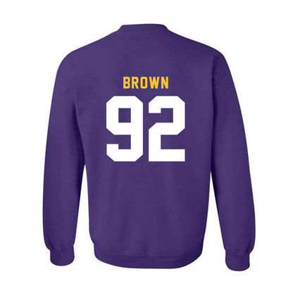 LSU - NCAA Football : Brandon Brown - Classic Shersey Crewneck Sweatshirt-1