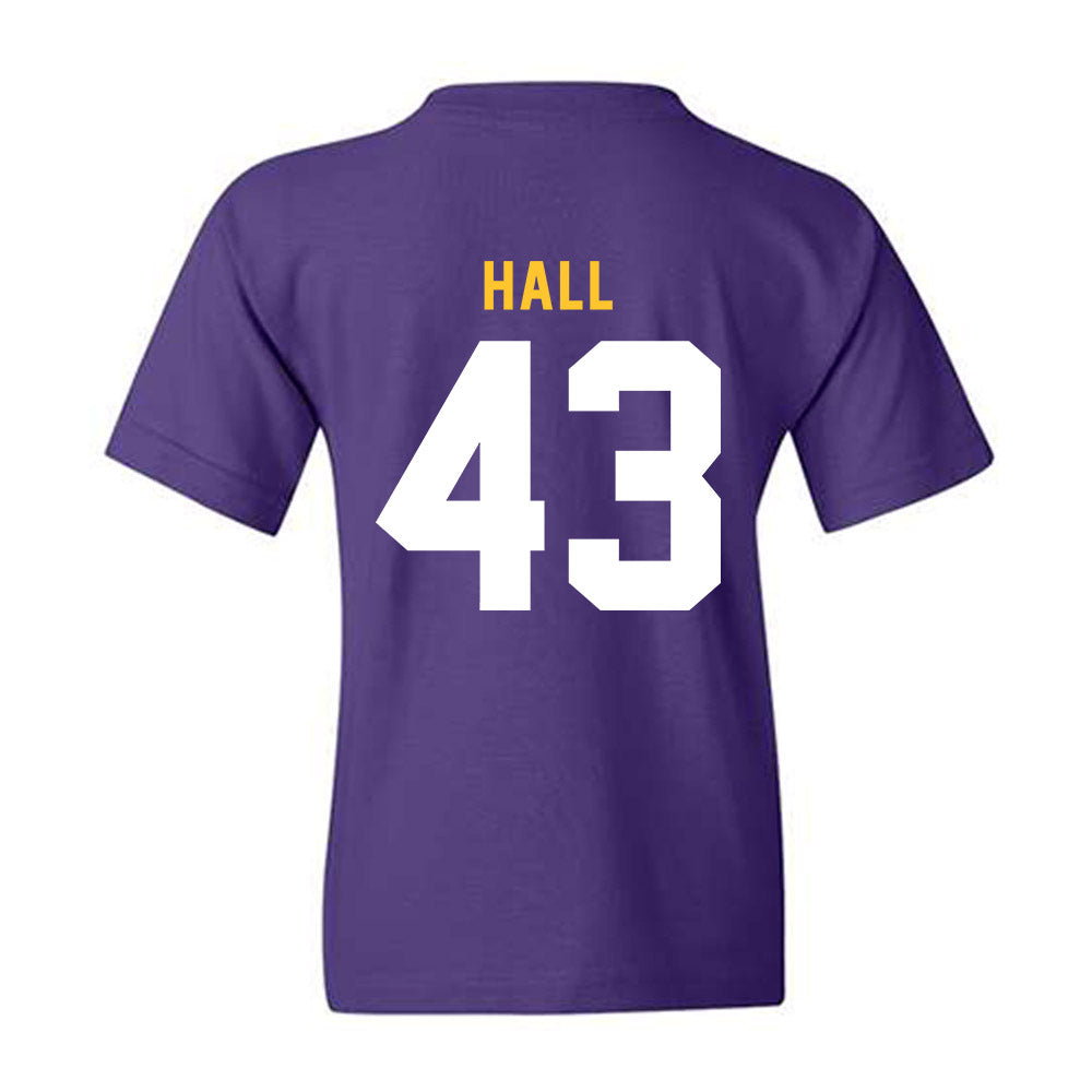 LSU - NCAA Football : Silas Hall - Classic Shersey Youth T-Shirt-1