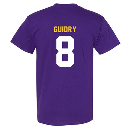 LSU - NCAA Baseball : Gavin Guidry - Classic Shersey T-Shirt-1