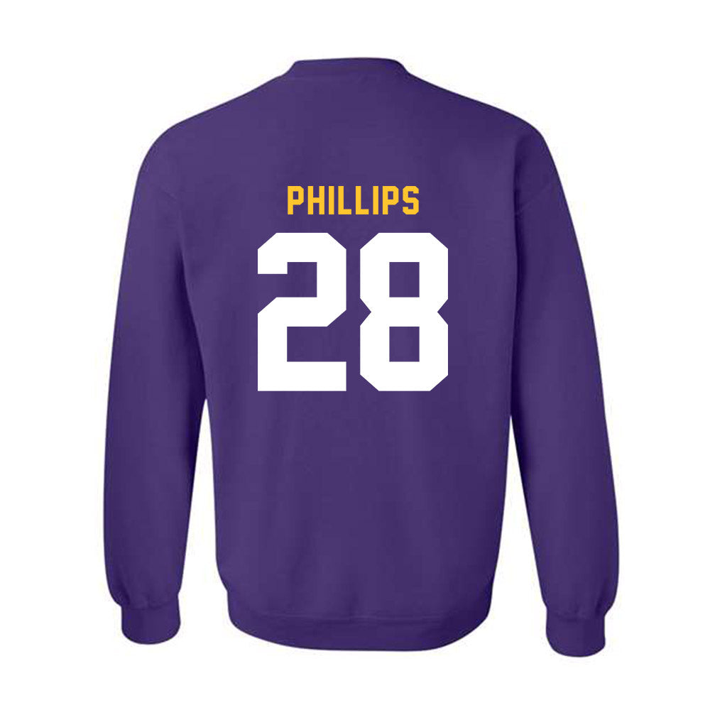 LSU - NCAA Softball : Jada Phillips - Classic Shersey Crewneck Sweatshirt-1