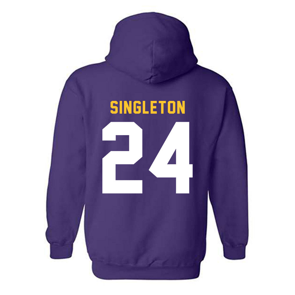 LSU - NCAA Football : Tylen Singleton - Classic Shersey Hooded Sweatshirt-1
