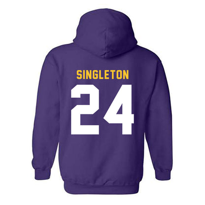 LSU - NCAA Football : Tylen Singleton - Classic Shersey Hooded Sweatshirt-1
