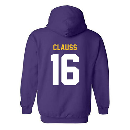 LSU - NCAA Baseball : Ethan Clauss - Classic Shersey Hooded Sweatshirt-1
