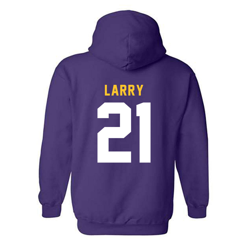 LSU - NCAA Women's Basketball : Chloe Larry - Classic Shersey Hooded Sweatshirt-1
