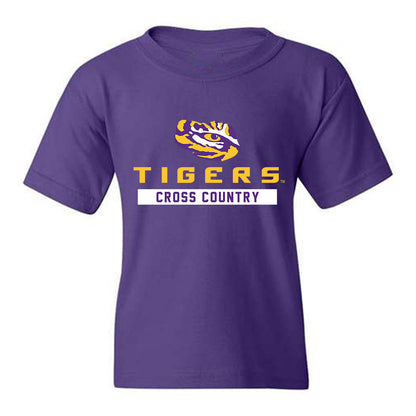 LSU - NCAA Men's Cross Country : Davis Bove - Youth T-Shirt