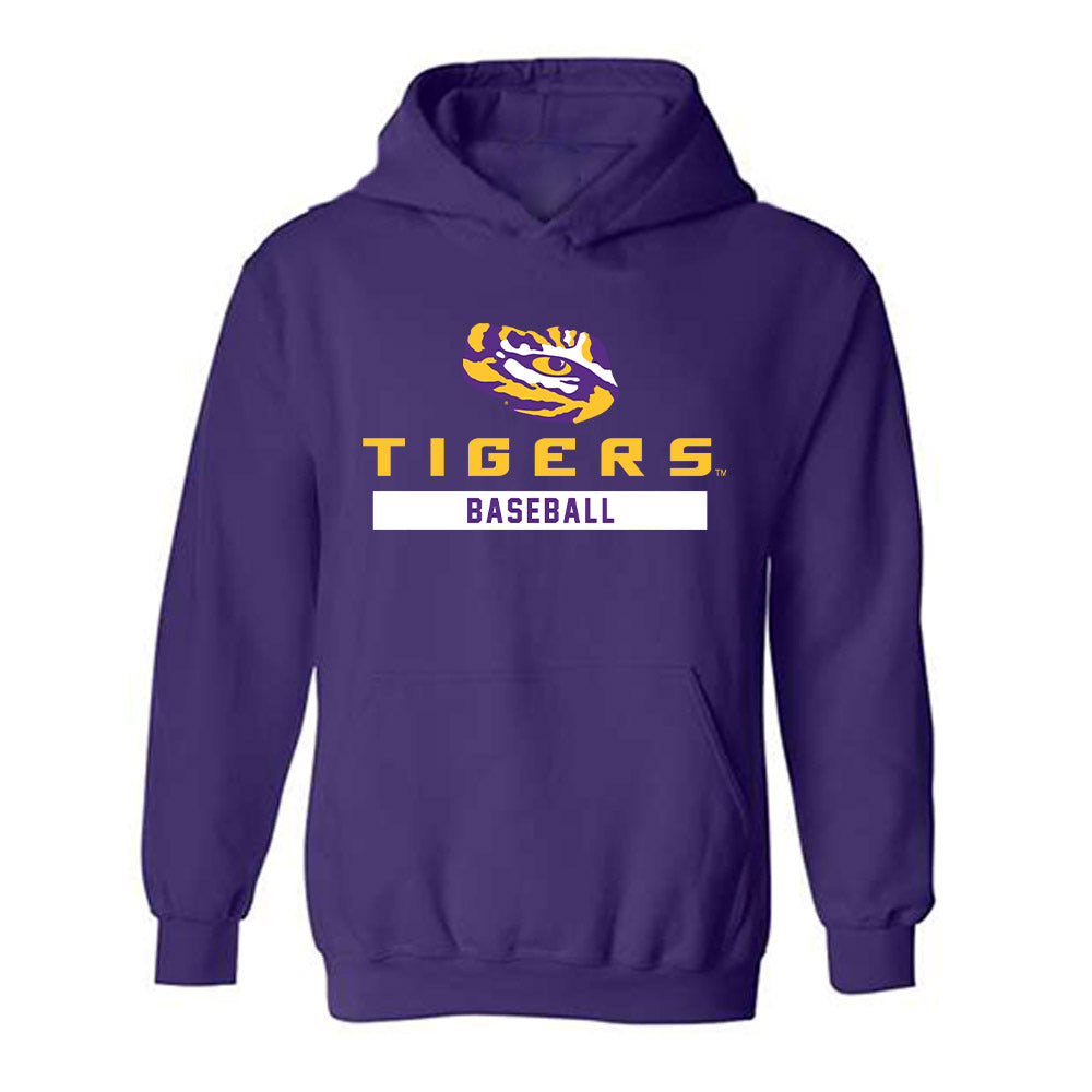 LSU - NCAA Baseball : John Pearson - Classic Shersey Hooded Sweatshirt-0