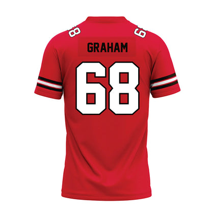 Lamar - NCAA Football : Zaylen Graham - Premium Football Jersey-1
