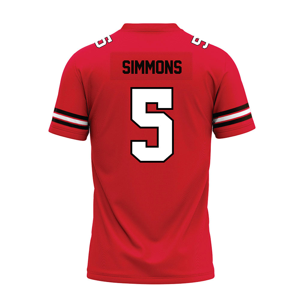 Lamar - NCAA Football : Brit Simmons - Premium Football Jersey-1
