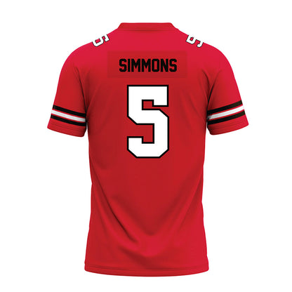 Lamar - NCAA Football : Brit Simmons - Premium Football Jersey-1