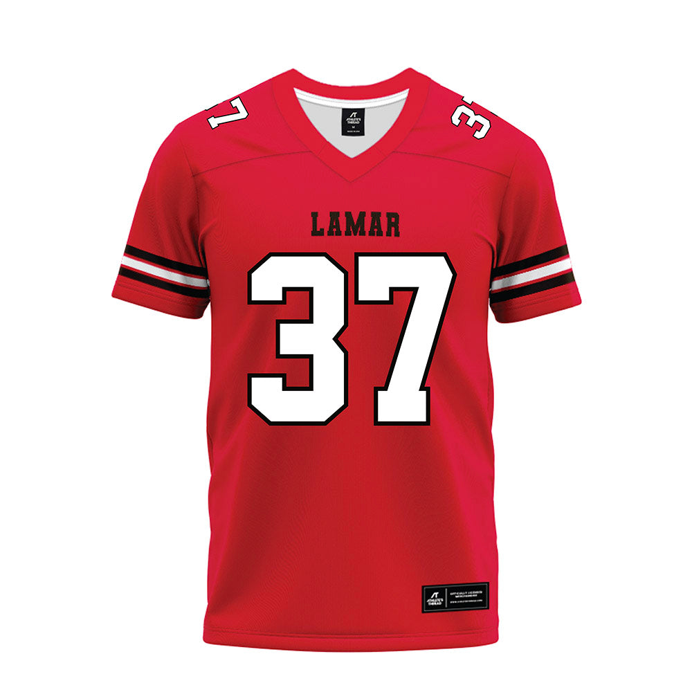 Lamar - NCAA Football : John Abrama - Premium Football Jersey-0