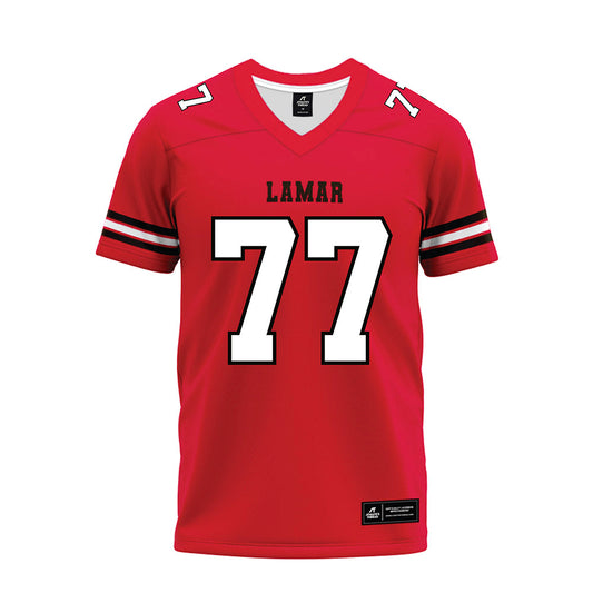 Lamar - NCAA Football : Colton Cordova - Red Premium Football Jersey-0