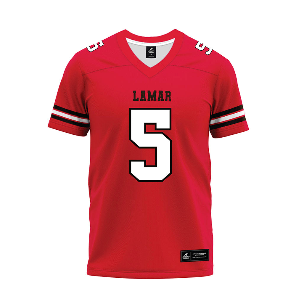 Lamar - NCAA Football : Brit Simmons - Premium Football Jersey-0