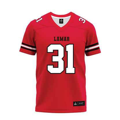 Lamar - NCAA Football : Kamron Hall - Premium Football Jersey-0