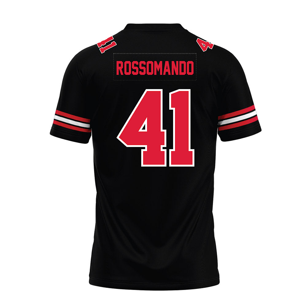Lamar - NCAA Football : Nick Rossomando - Black Premium Football Jersey-1