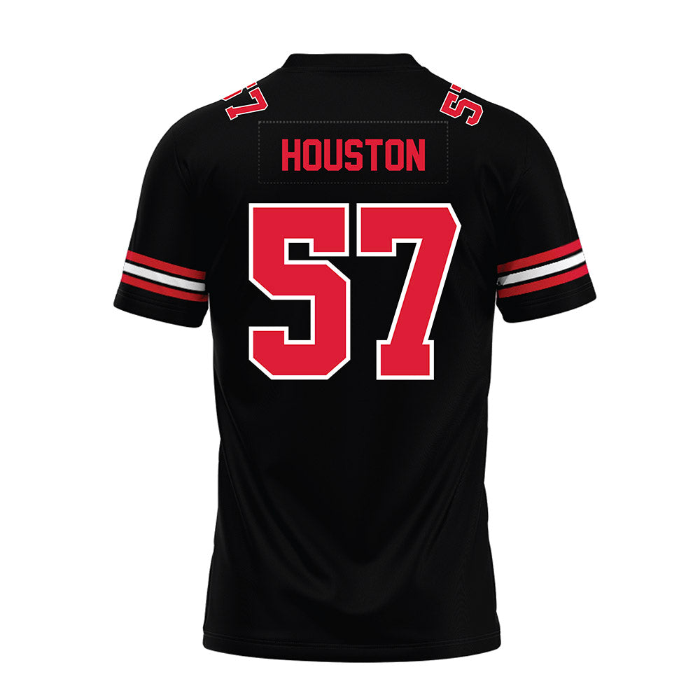 Lamar - NCAA Football : Courtlyn Houston - Black Premium Football Jersey-1
