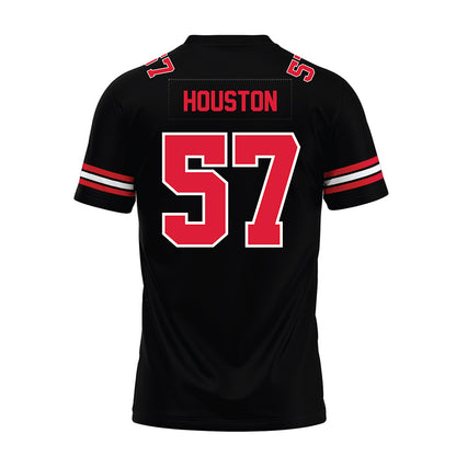 Lamar - NCAA Football : Courtlyn Houston - Black Premium Football Jersey-1