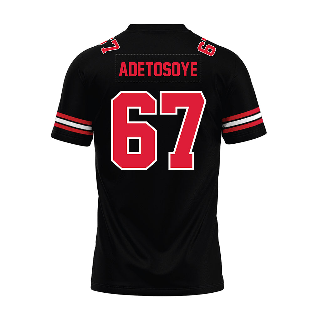 Lamar - NCAA Football : Adedapo Adetosoye - Black Premium Football Jersey-1