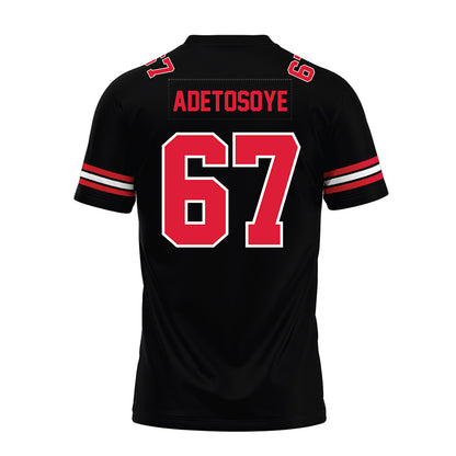 Lamar - NCAA Football : Adedapo Adetosoye - Black Premium Football Jersey-1