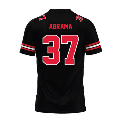 Lamar - NCAA Football : John Abrama - Black Premium Football Jersey-1