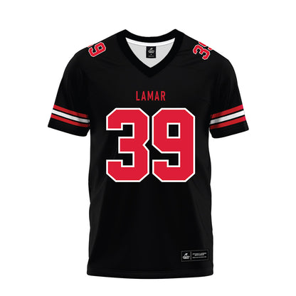 Lamar - NCAA Football : Etelridge McKinney - Black Premium Football Jersey-0