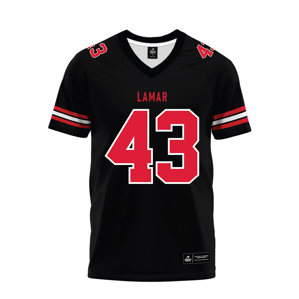 Lamar - NCAA Football : Ladamion Mcdowell - Black Premium Football Jersey-0