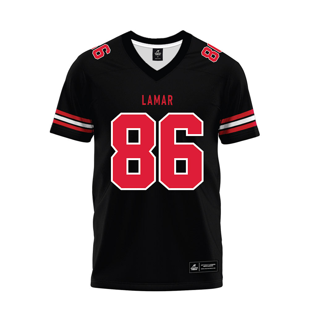 Lamar - NCAA Football : Chris Vickerson - Black Premium Football Jersey-0