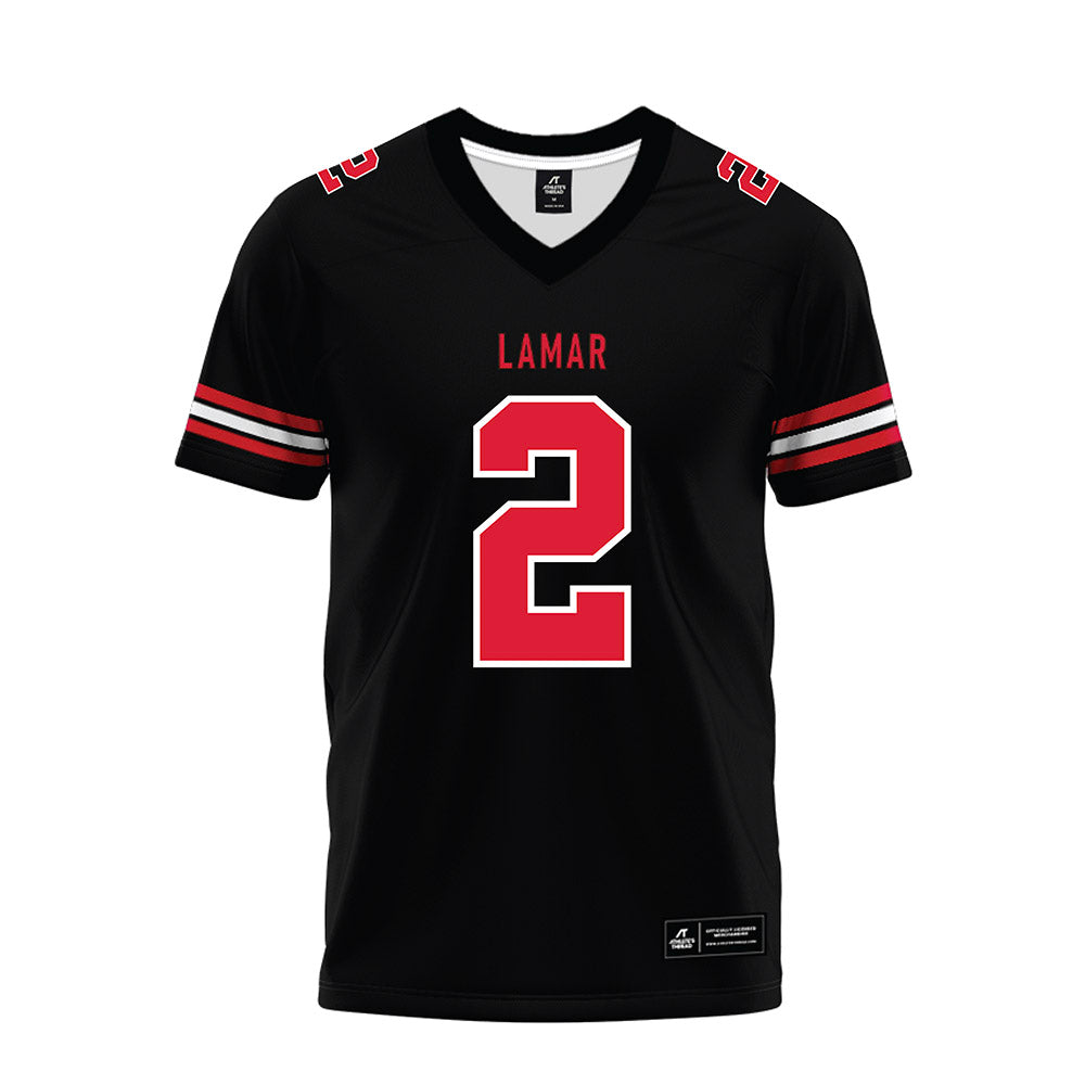 Lamar - NCAA Football : Aiden McCown - Black Premium Football Jersey-0