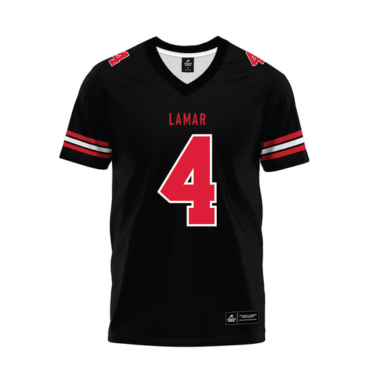 Lamar - NCAA Football : Davin Driskell - Black Premium Football Jersey-0