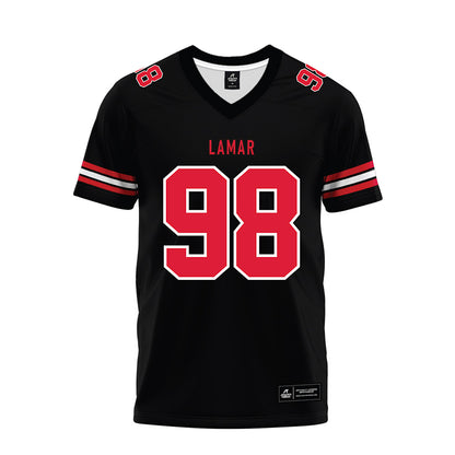 Lamar - NCAA Football : Carlos Talton - Black Premium Football Jersey-0