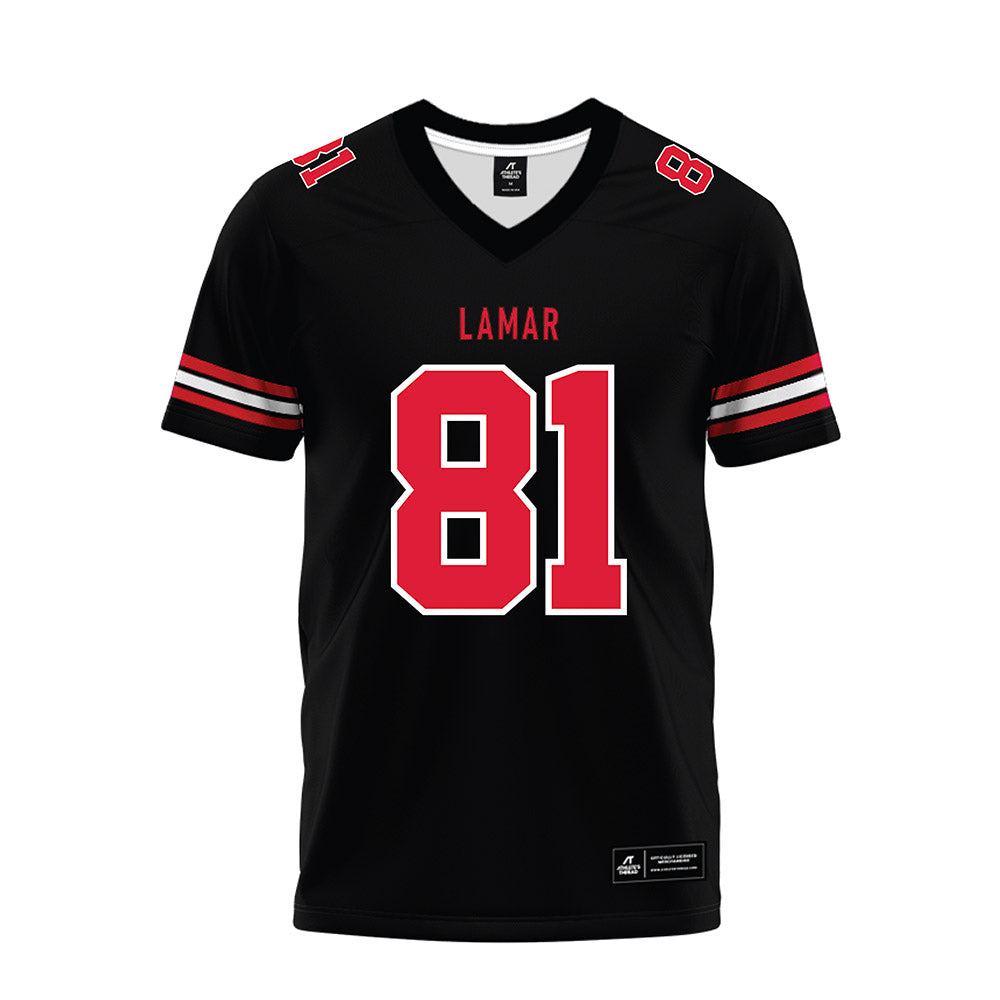 Lamar - NCAA Football : Bisi Bello - Black Premium Football Jersey-0