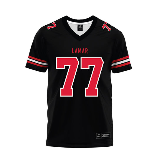 Lamar - NCAA Football : Colton Cordova - Black Premium Football Jersey-0