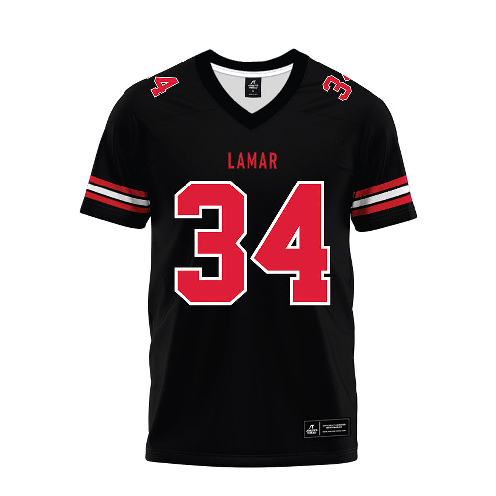 Lamar - NCAA Football : Ean Carr - Black Premium Football Jersey-0